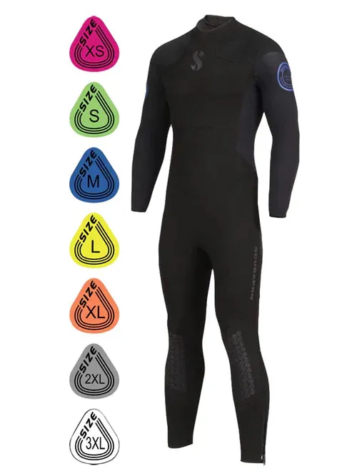 Scubapro Oneflex Back Zip Steamer Wetsuit - 7mm - Men