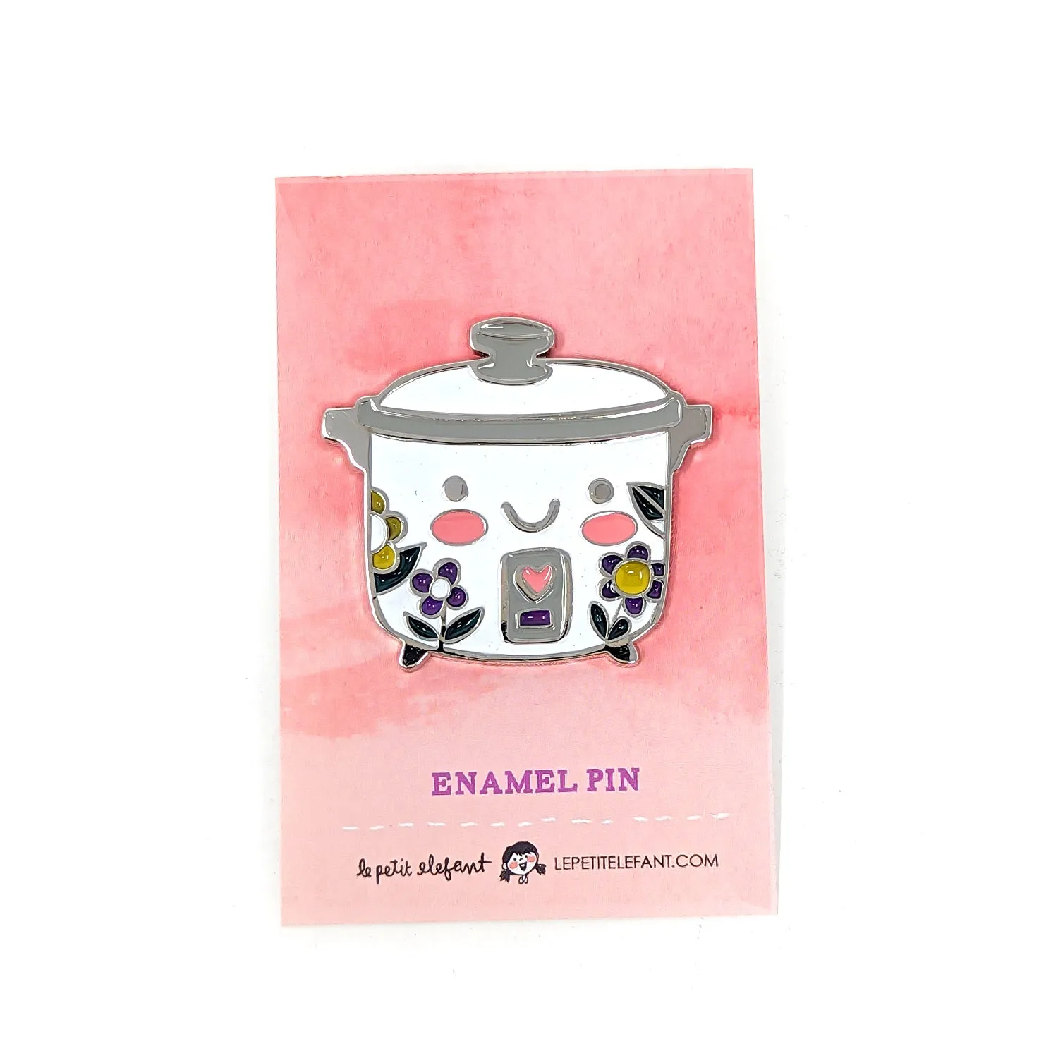 SDCC - Rice Cooker Translucent Enamel Pin