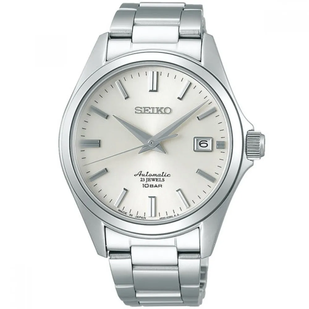 Seiko Mechanical (Japan Made) Automatic Silver Stainless Steel Band Watch SZSB011 SZSB011J