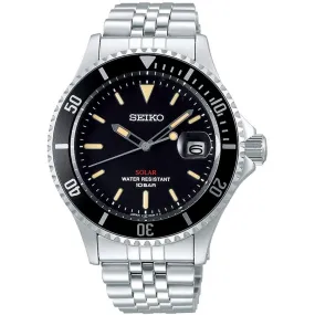 Seiko Solar (Japan Made) Silver Stainless Steel Band Watch SZEV012 SZEV012J