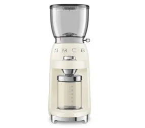 SMEG CGF01CRUK Coffee Grinder Cream