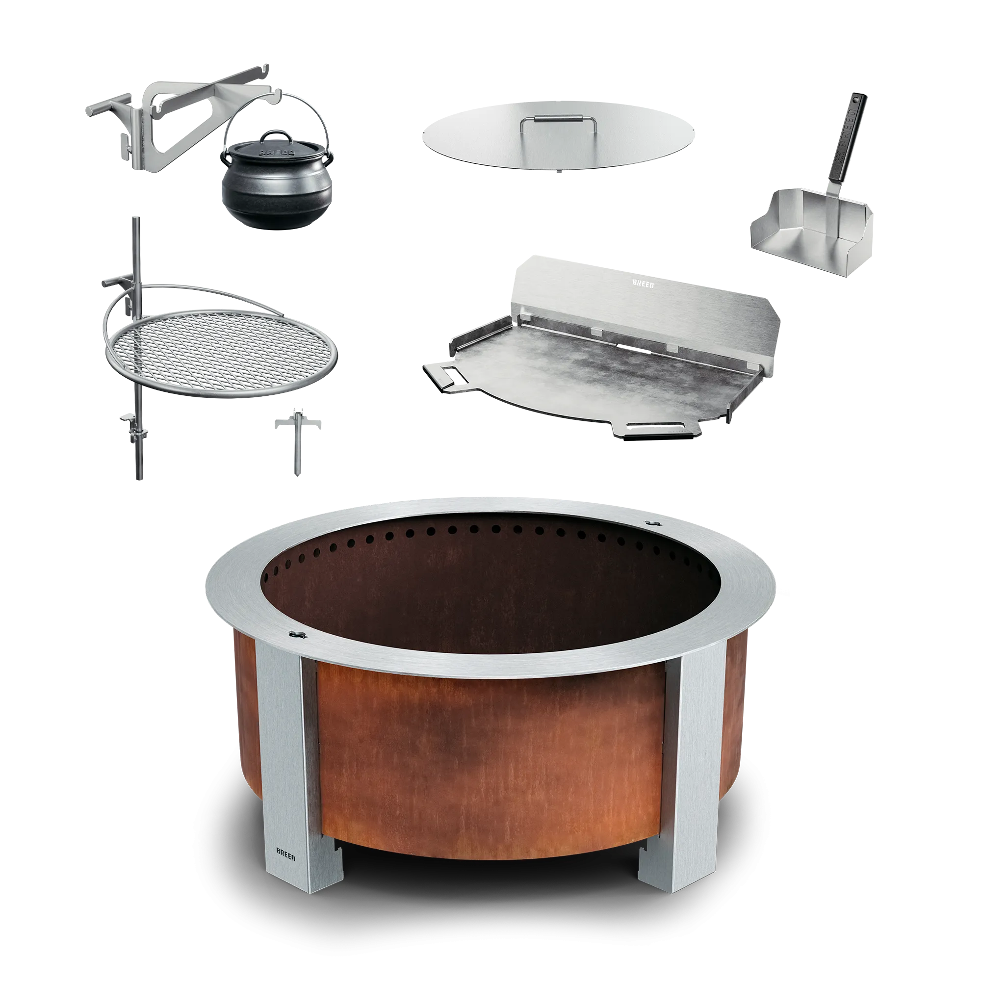 Smokeless Fire Pit Firemaster Bundle