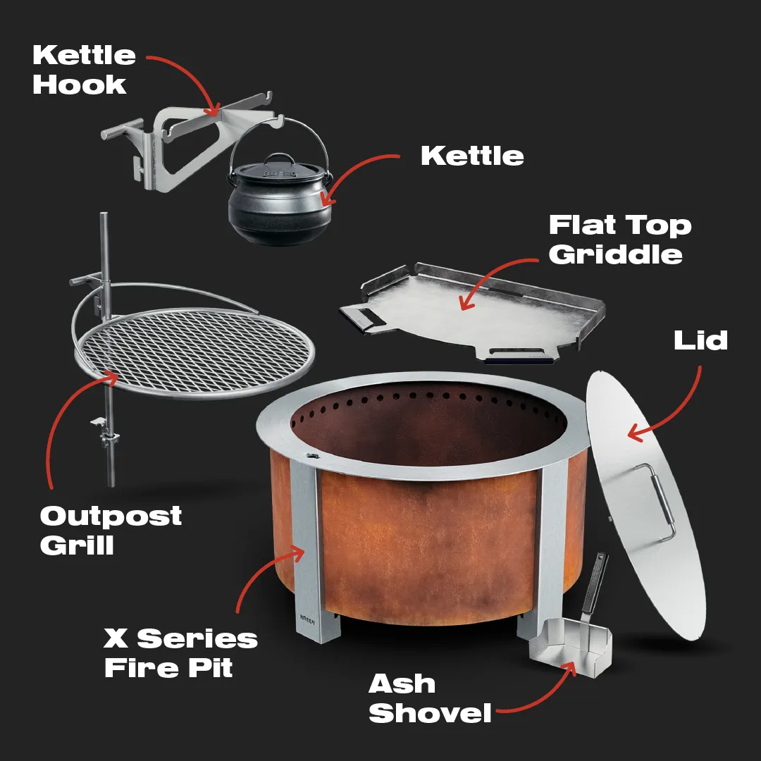 Smokeless Fire Pit Firemaster Bundle