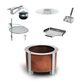 Smokeless Fire Pit Firemaster Bundle