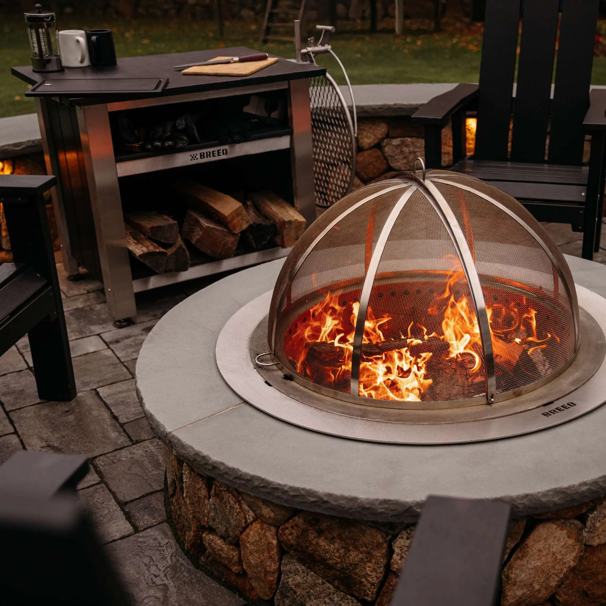 Smokeless Fire Pit Insert Bundle