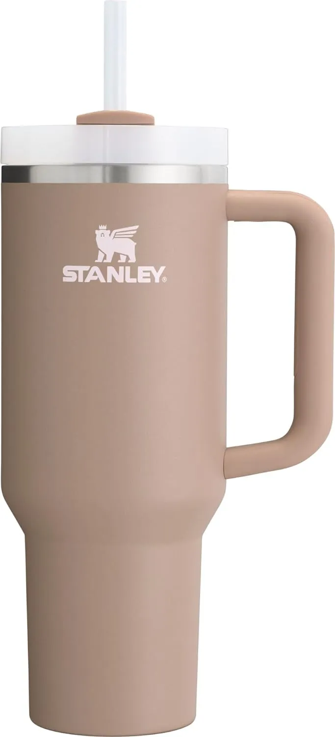 Stainless Steel Insulated Tumbler with Lid & Straw – For Water, Iced Tea, or Coffee