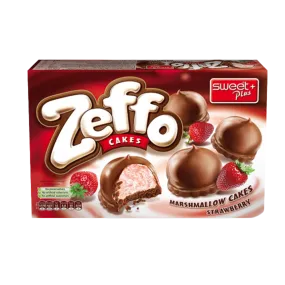 SWEET PLUS Zeffo Marshmallow Cakes with Strawberry 150g