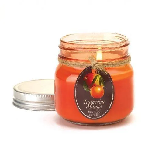 Tangerine Mango Mason Jar Candle (pack of 1 EA)