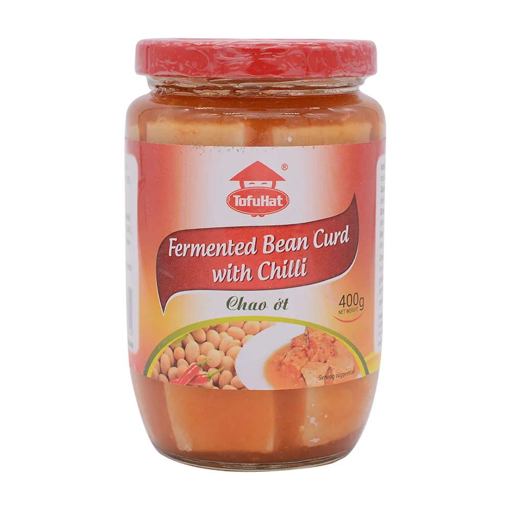 Tofuhat Fermented Bean curd with chilli 400g (Case 12)