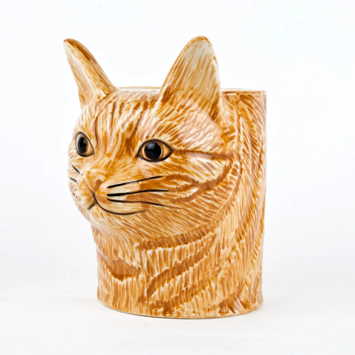 Vincent Cat Pencil Pot by Quail Ceramics