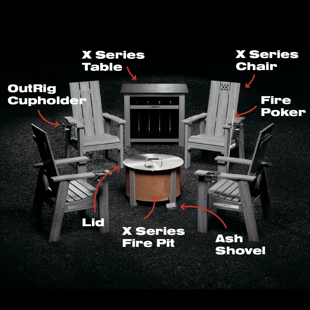 X Series Patio Fire Pit Set